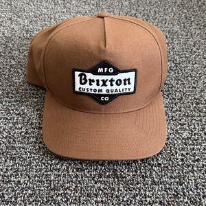 Brixton Tan Logo Cap